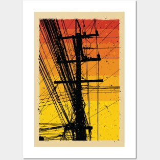 High Voltage at Sundown Posters and Art